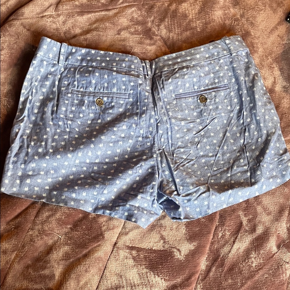 J. Crew Light Blue Polka Dot Women's Shorts - Picture 4 of 4